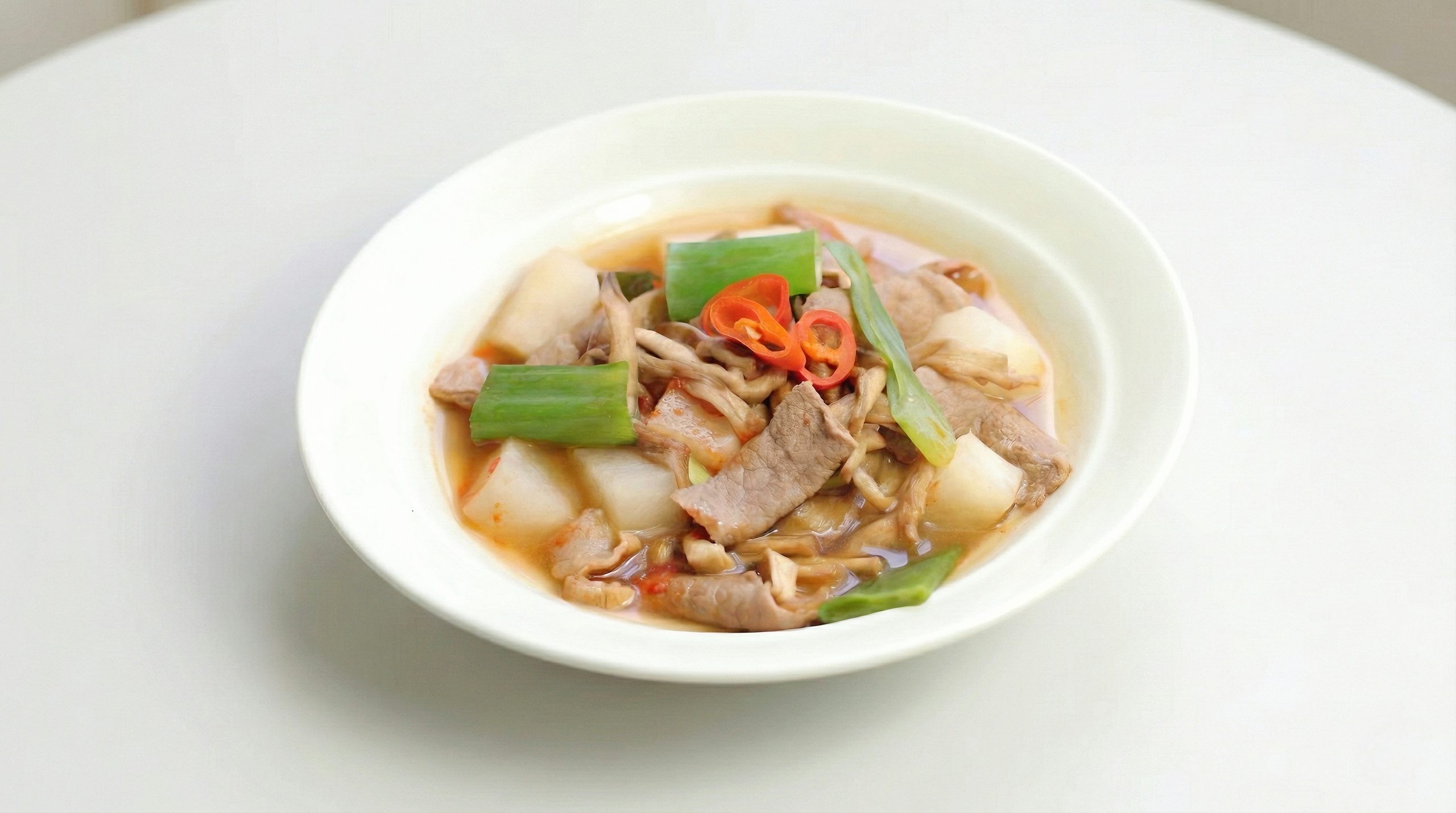 Canh thịt bò cay