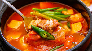 Canh kim chi thịt heo