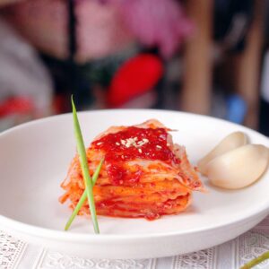 Kim chi cải thảo cắt