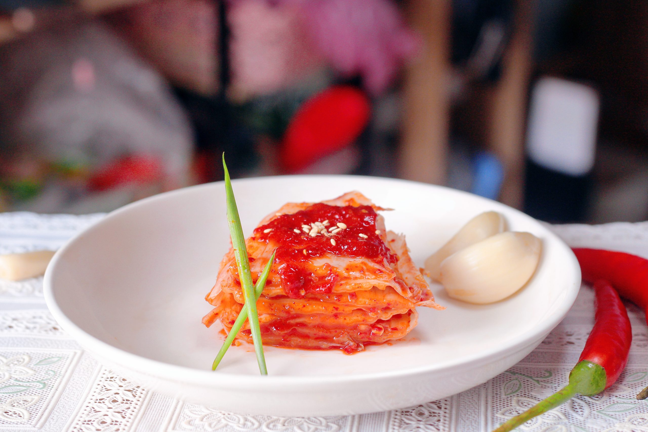 Kim chi cải thảo cắt