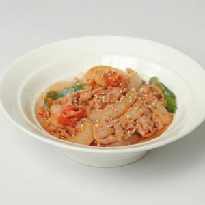 Thịt heo xào cay