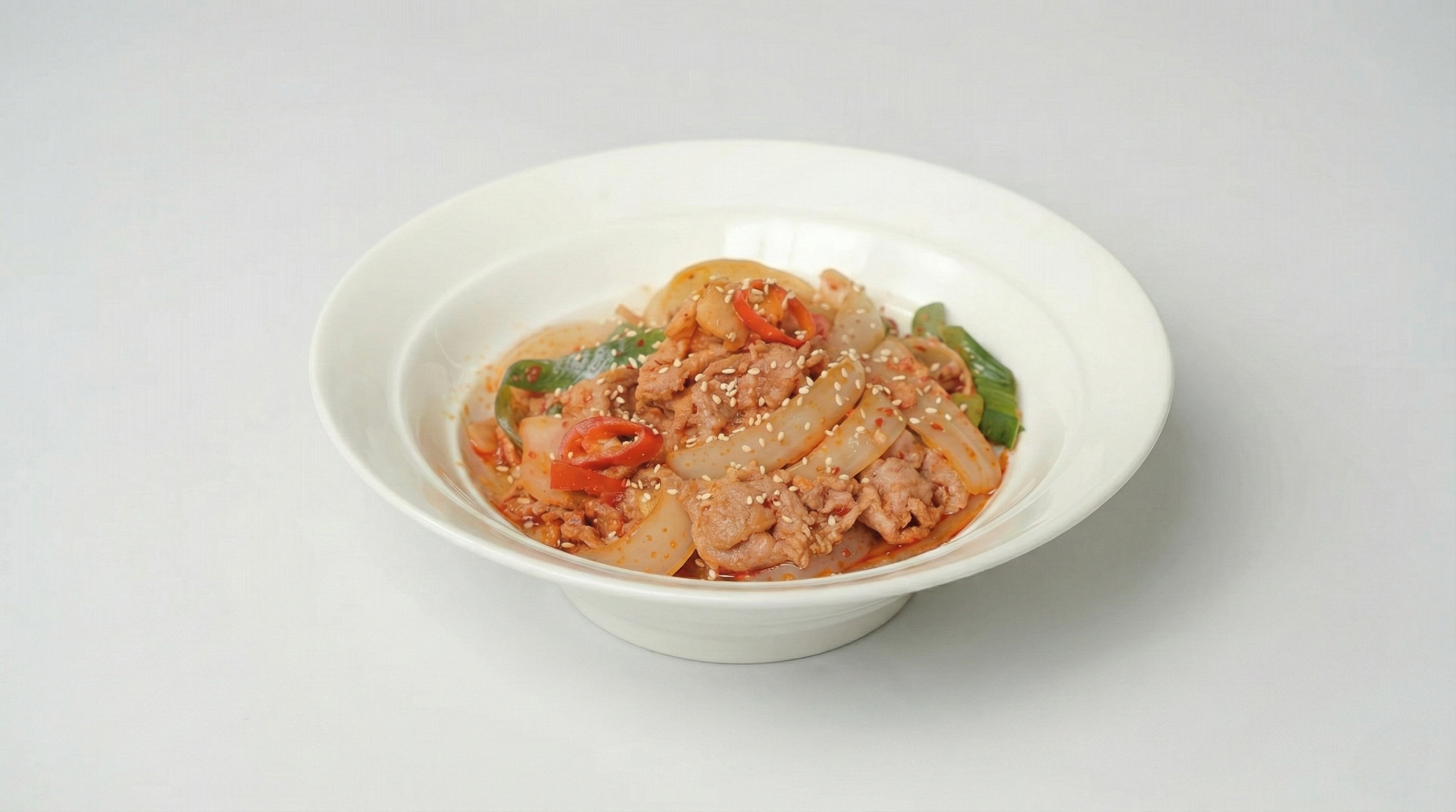 Thịt heo xào cay